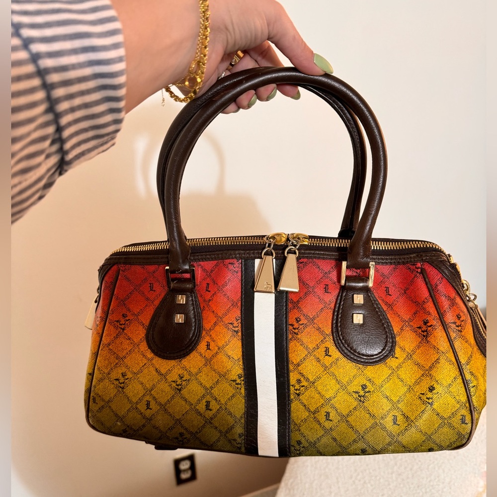 L.A.M.B. Gwen Stefani Esquivel Rasta Shoulder Bag Satchel Luxury Designer